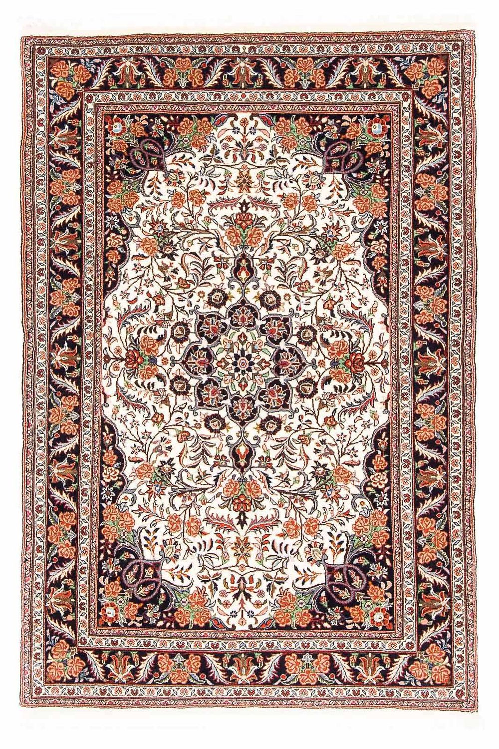 Persisk matta - Bijar - 161 x 112 cm - beige