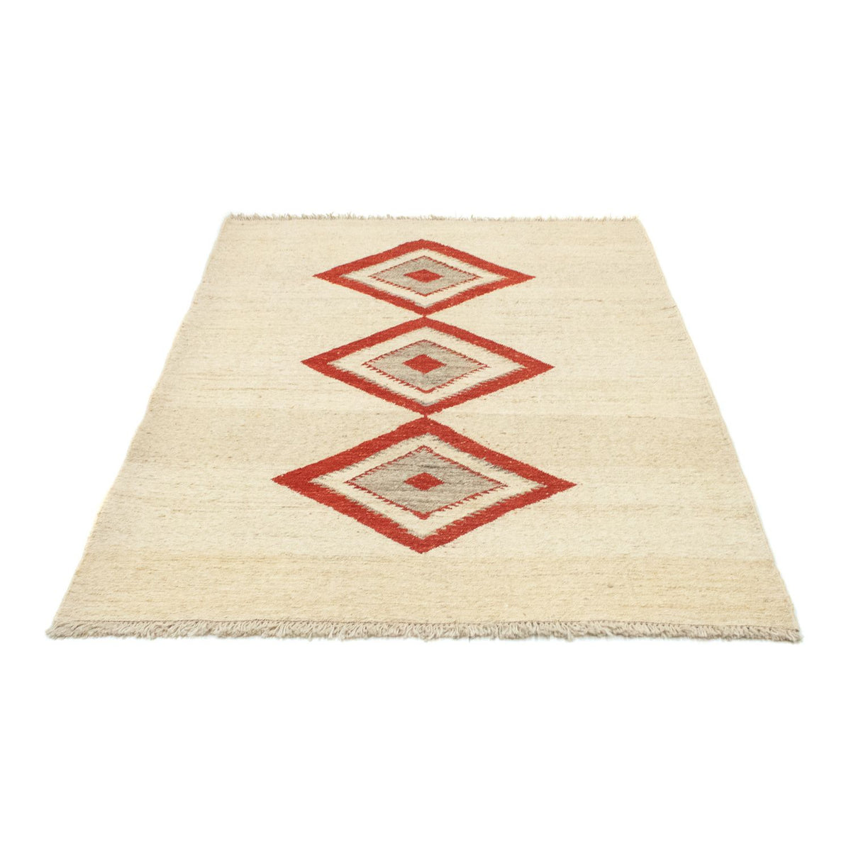 Gabbeh-matta - persisk - 186 x 125 cm - beige