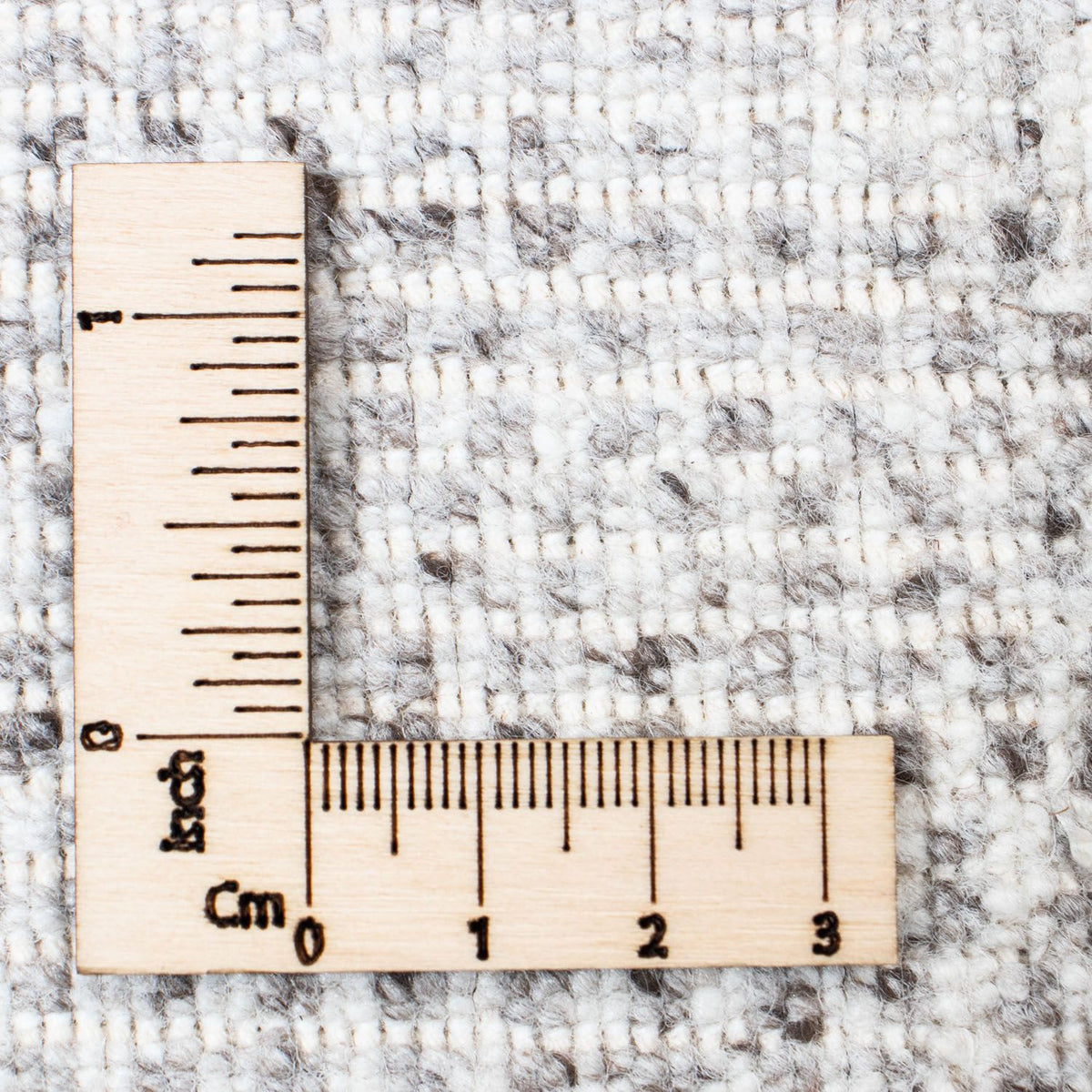 Designermatta - 202 x 143 cm - silver