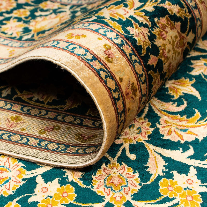 Silk matta - China Silk - 183 x 122 cm - mörkröd