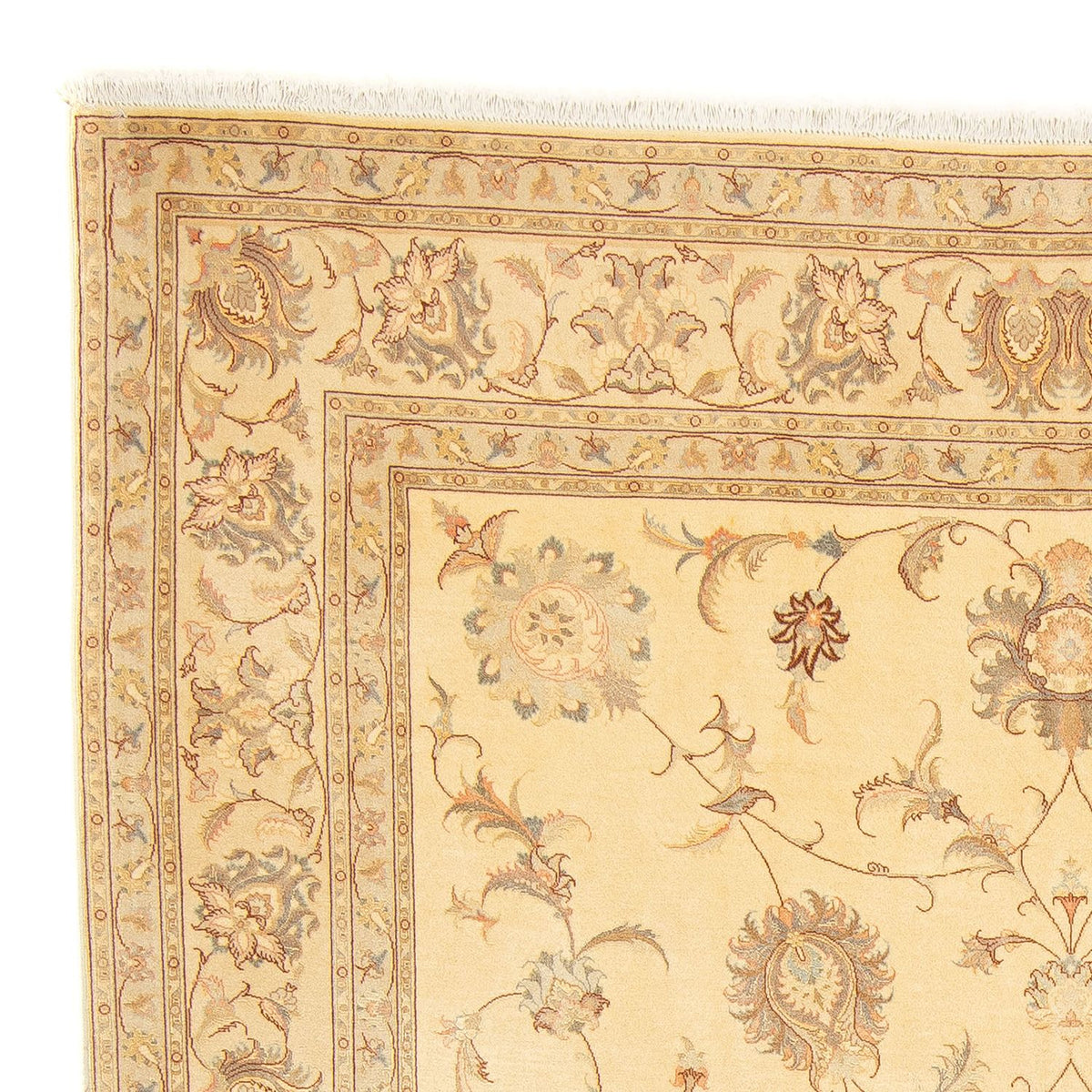 Persisk matta - Tabriz - Royal - 242 x 202 cm - beige