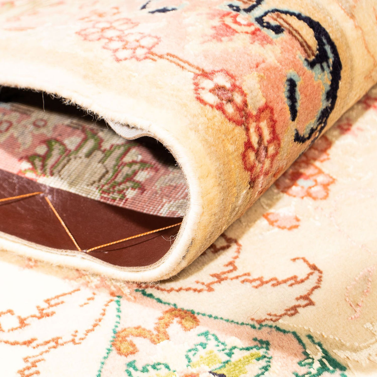 Runner Persisk matta - Tabriz - Royal - 295 x 78 cm - ljusbrun