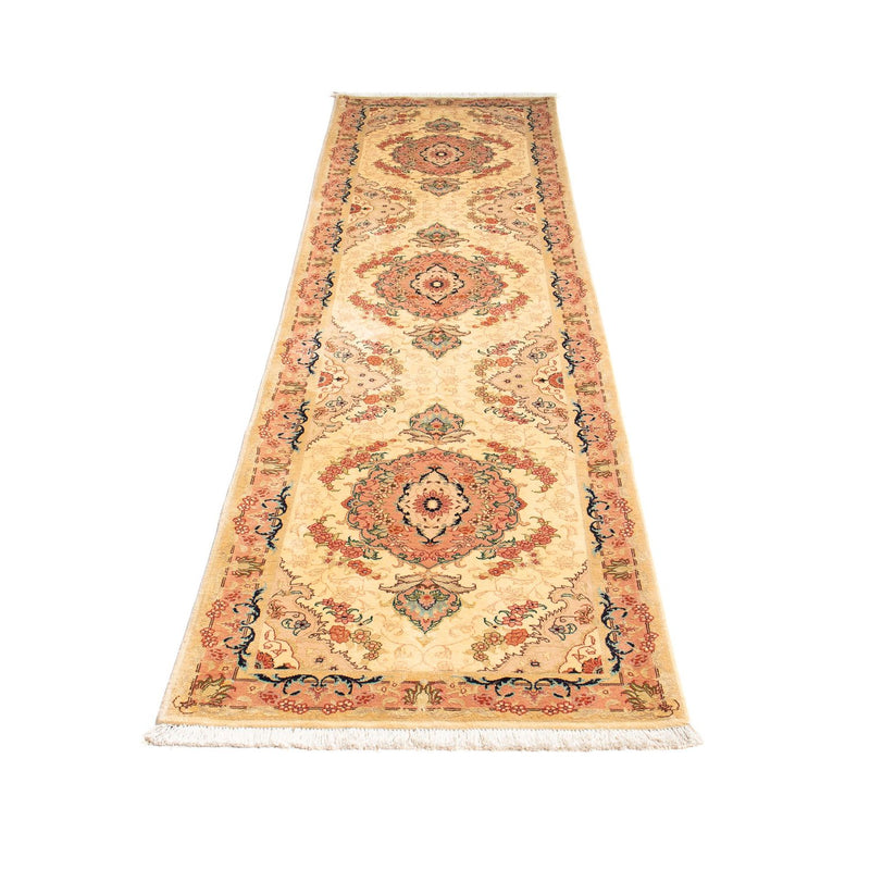 Runner Persisk matta - Tabriz - Royal - 295 x 78 cm - ljusbrun