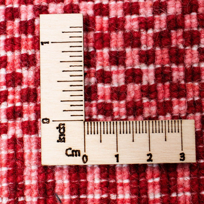 Designermatta - 182 x 132 cm - röd