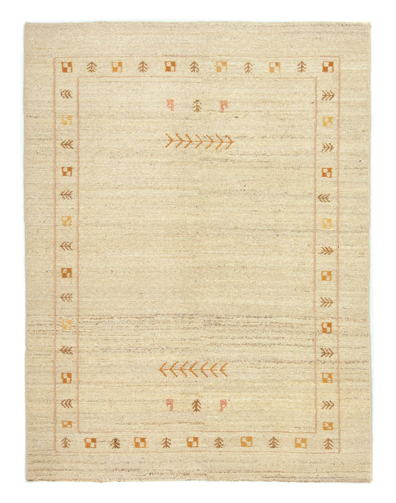 Gabbeh-matta - persisk - 193 x 147 cm - beige