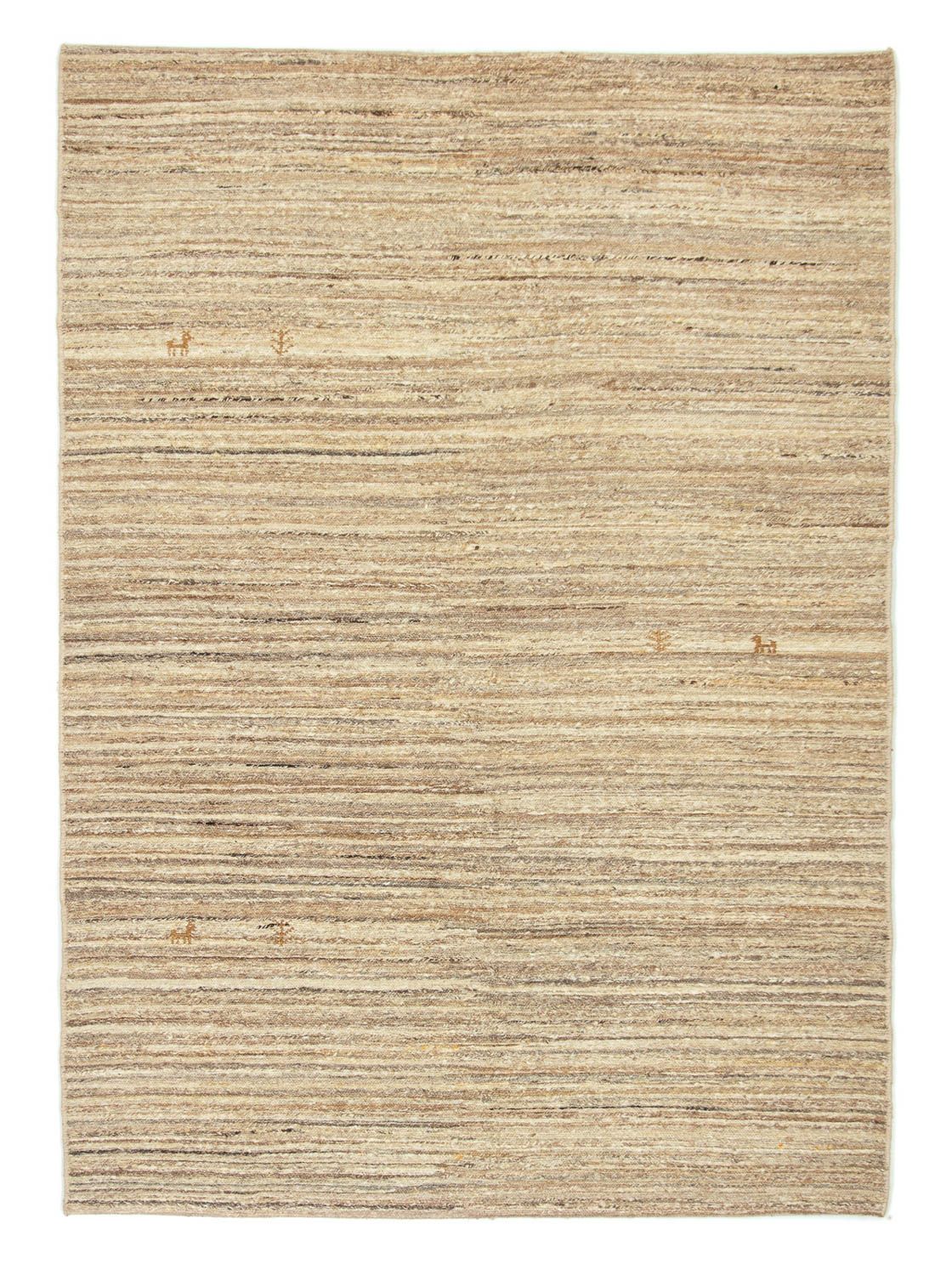 Gabbeh-matta - persisk - 200 x 142 cm - beige