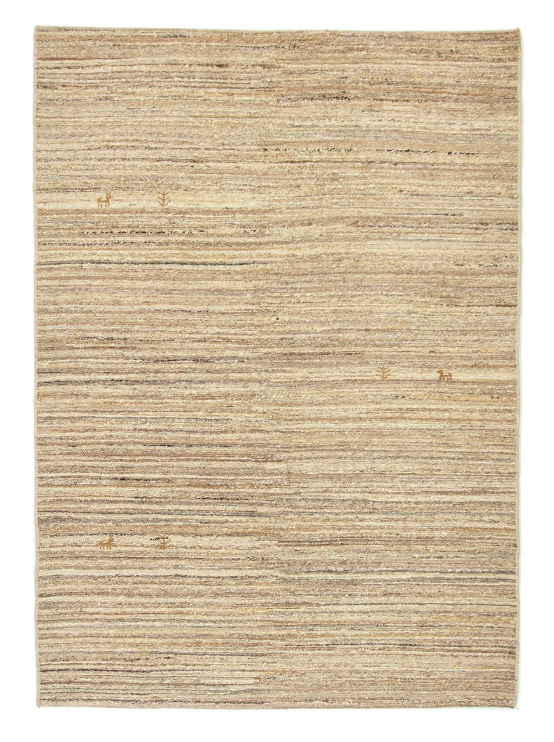 Gabbeh-matta - persisk - 200 x 142 cm - beige