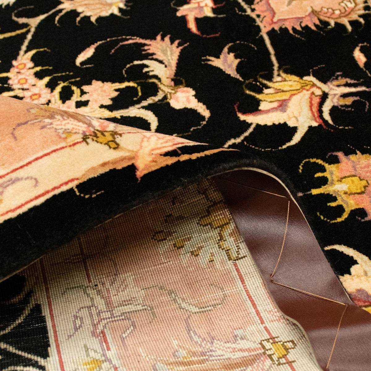 Persisk matta - Tabriz - Royal - 154 x 105 cm - svart