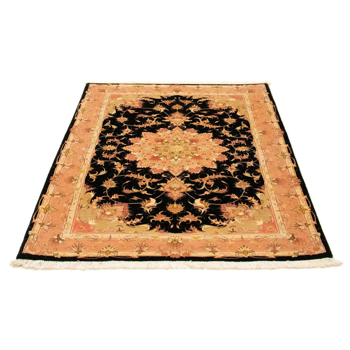 Persisk matta - Tabriz - Royal - 154 x 105 cm - svart