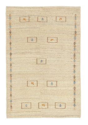 Gabbeh-matta - persisk - 166 x 113 cm - beige