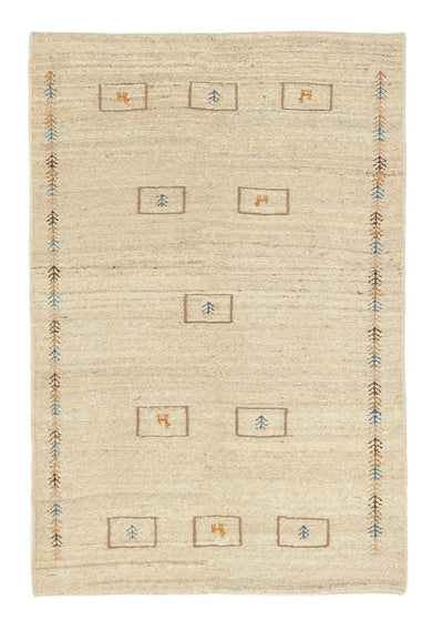 Persisk Gabbeh Mattan 113x166cm - Perserteppich Wollteppich