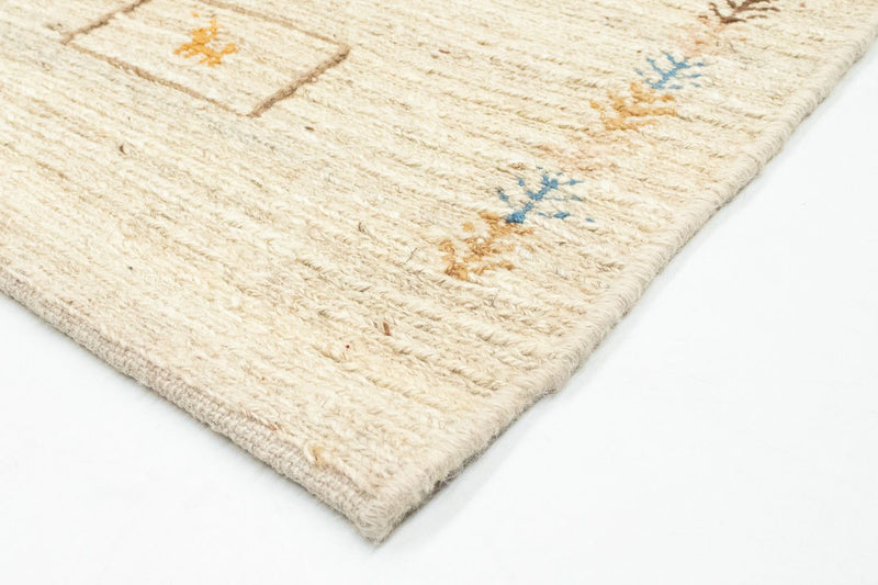 Gabbeh-matta - persisk - 166 x 113 cm - beige