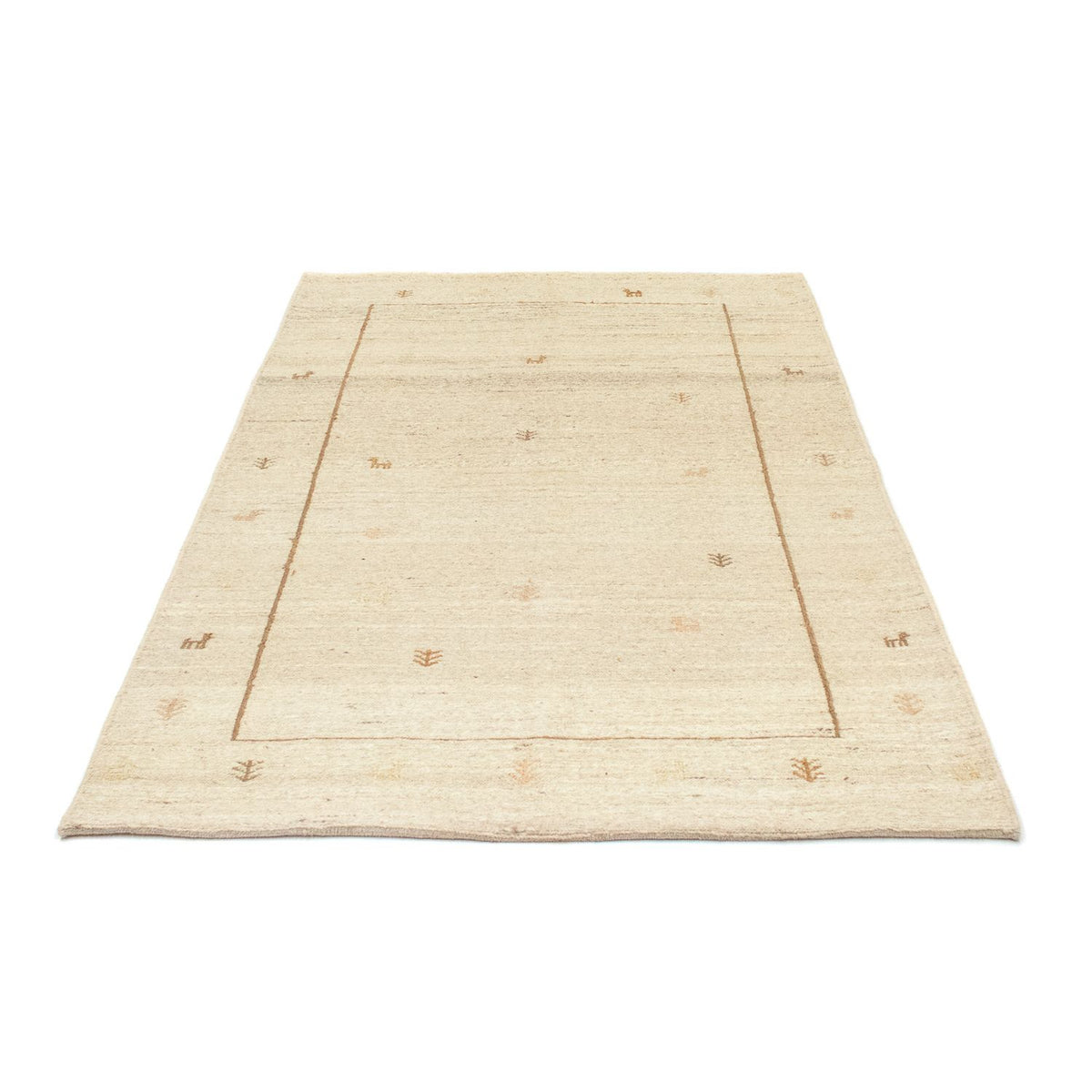 Gabbeh-matta - persisk - 171 x 110 cm - beige