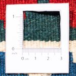 Kelim Carpet - orientalisk matta kvadrat  - 103 x 100 cm - mörkblå