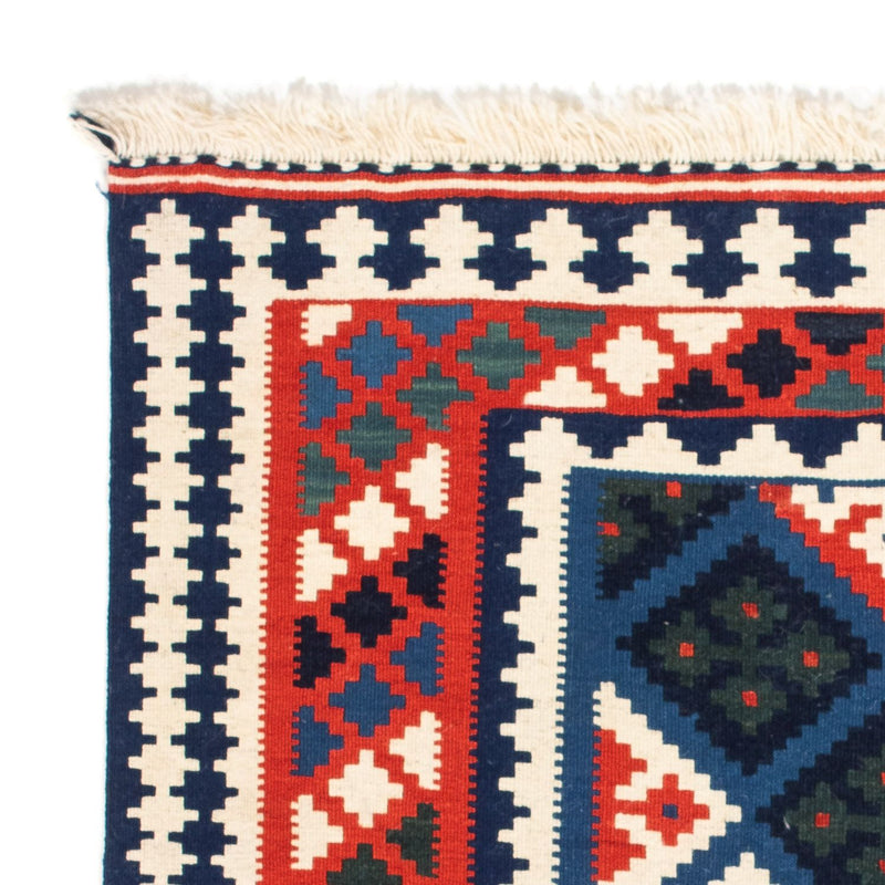 Kelim Carpet - orientalisk matta kvadrat  - 104 x 103 cm - flerfärgad