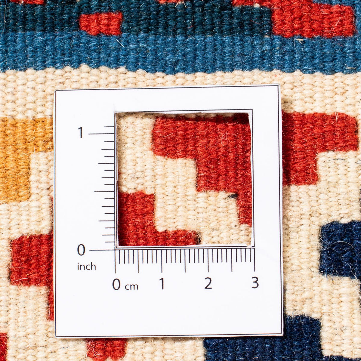 Kelim Carpet - orientalisk matta kvadrat  - 105 x 102 cm - flerfärgad