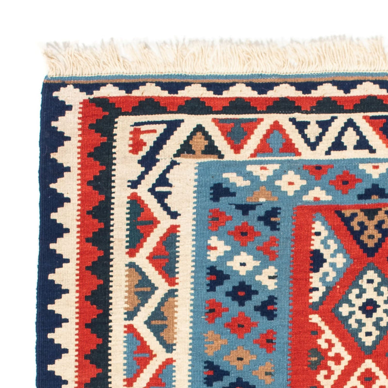 Kelim Carpet - orientalisk matta kvadrat  - 104 x 100 cm - flerfärgad