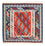 Kelim Carpet - orientalisk matta kvadrat  - 100 x 98 cm - blå