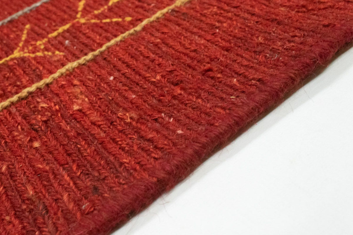 Gabbeh-matta - persisk - 167 x 111 cm - röd