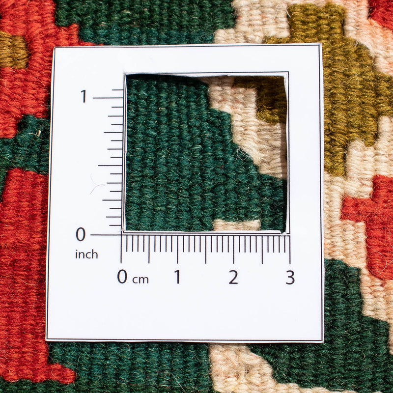 Kelim Carpet - orientalisk matta - 290 x 173 cm - mörkröd