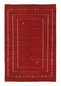 Gabbeh-matta - persisk - 173 x 114 cm - röd