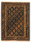 Kelim Carpet - orientalisk matta - 195 x 157 cm - mörkblå