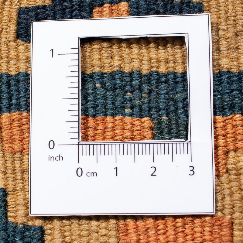 Kelim Carpet - orientalisk matta - 195 x 157 cm - mörkblå