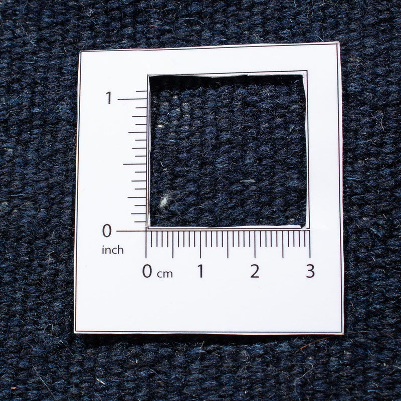 Kelim Carpet - orientalisk matta - 206 x 150 cm - mörkblå