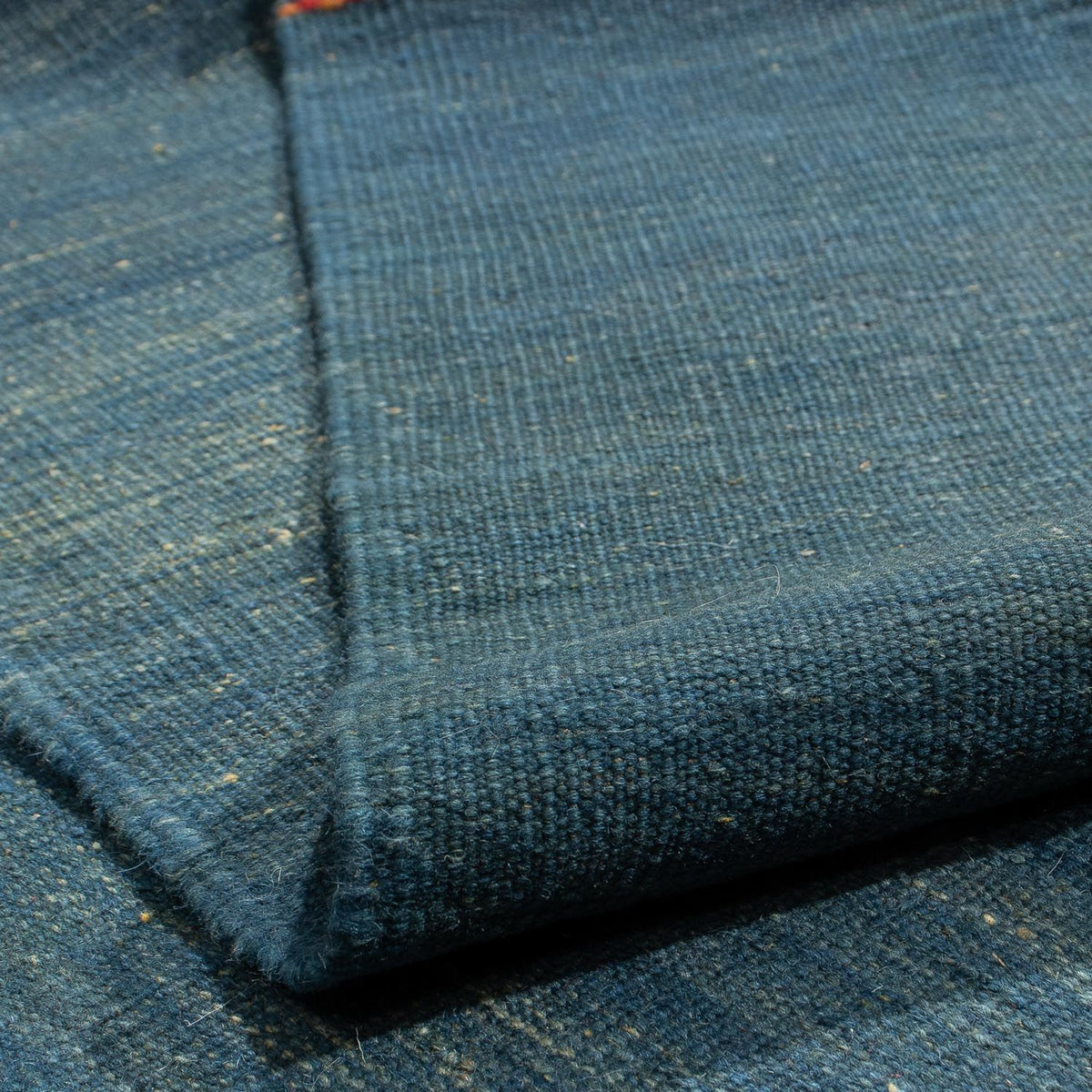 Kelim Carpet - orientalisk matta - 203 x 146 cm - mörkblå