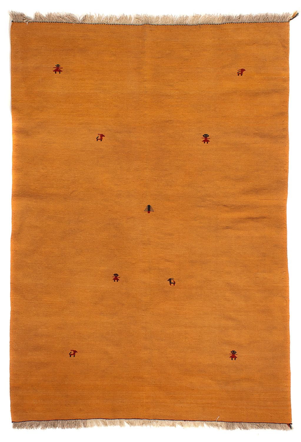 Kelim Carpet - orientalisk matta - 216 x 152 cm - brun