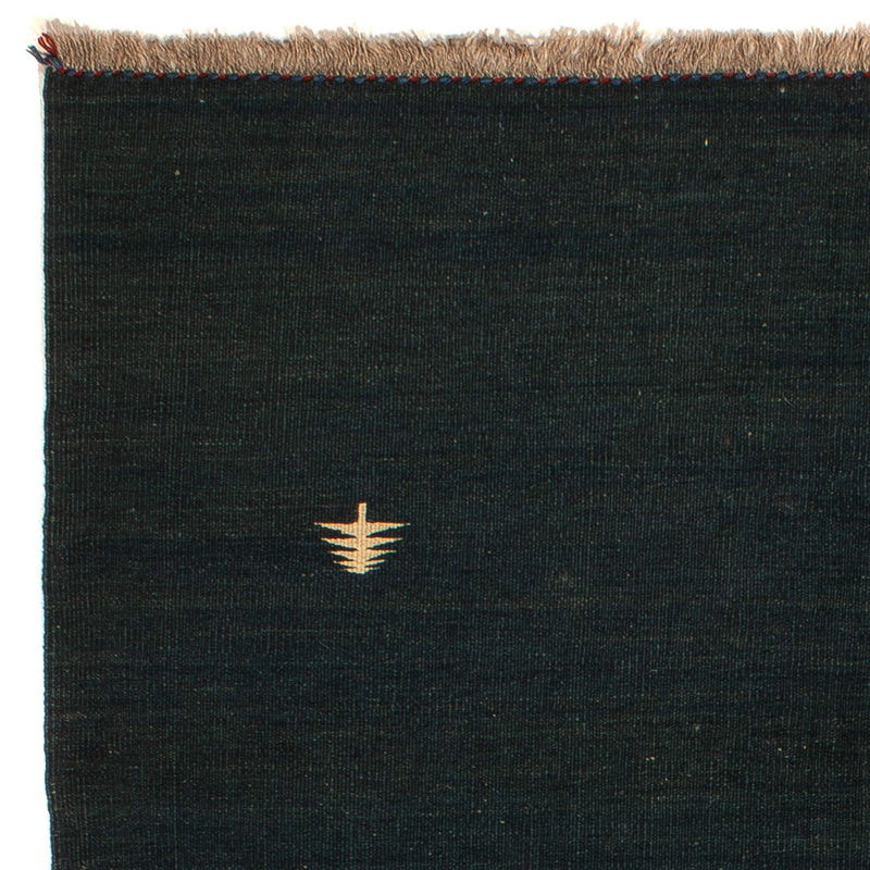 Kelim Carpet - orientalisk matta - 200 x 150 cm - mörkblå