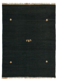 Kelim Carpet - orientalisk matta - 200 x 150 cm - mörkblå