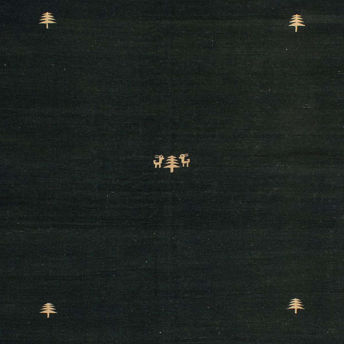 Kelim Carpet - orientalisk matta - 200 x 150 cm - mörkblå