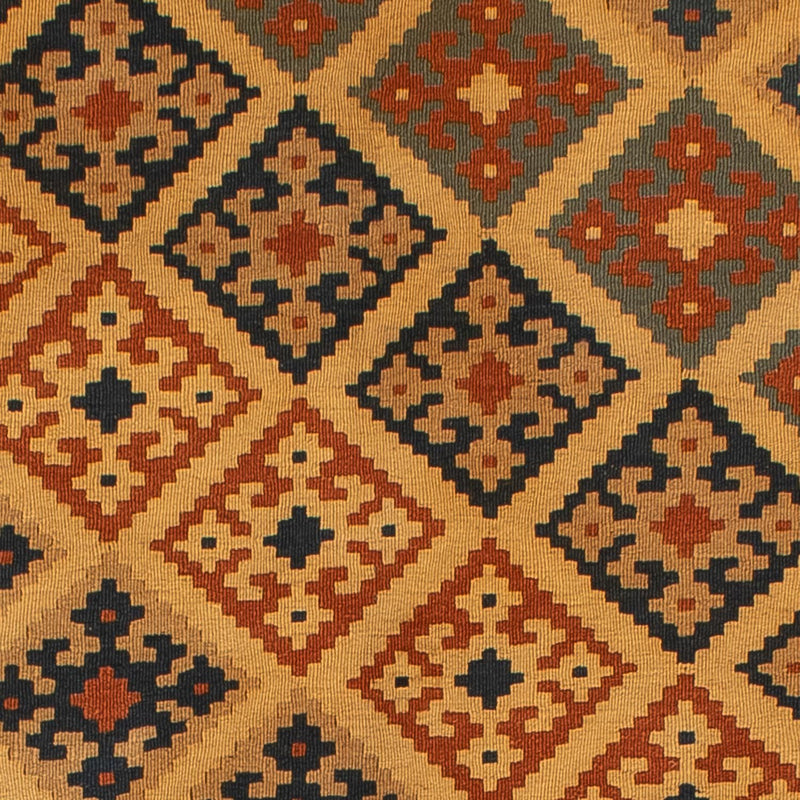 Kelim Carpet - orientalisk matta - 185 x 152 cm - ljusbrun