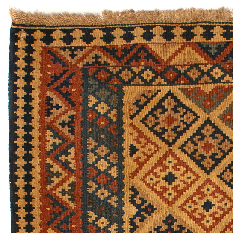 Kelim Carpet - orientalisk matta - 185 x 152 cm - ljusbrun