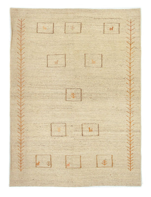 Gabbeh-matta - persisk - 188 x 139 cm - beige