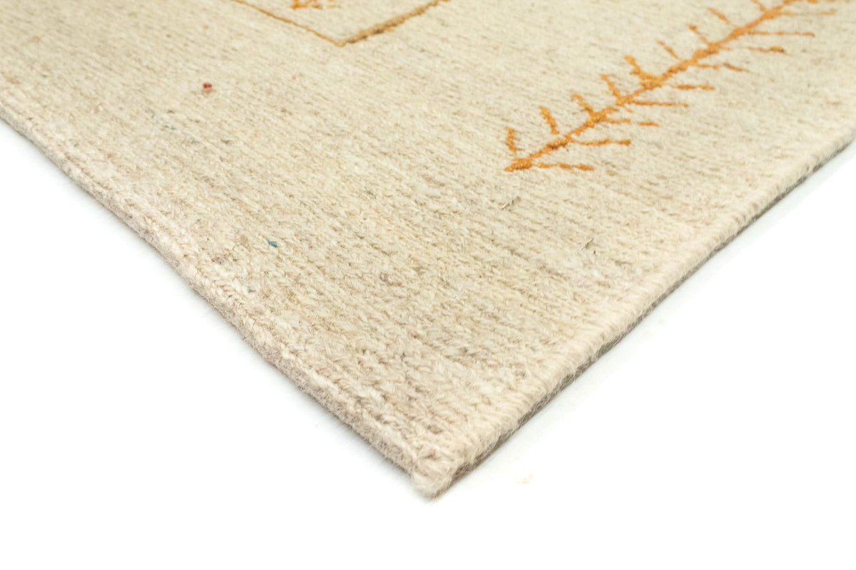 Gabbeh-matta - persisk - 188 x 139 cm - beige