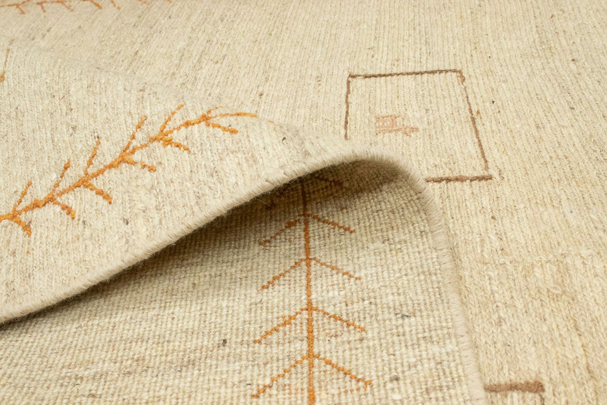 Gabbeh-matta - persisk - 188 x 139 cm - beige