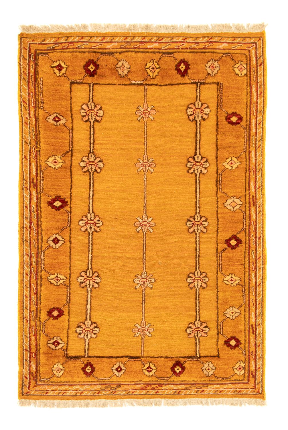 Gabbeh-matta - persisk - 173 x 116 cm - guld
