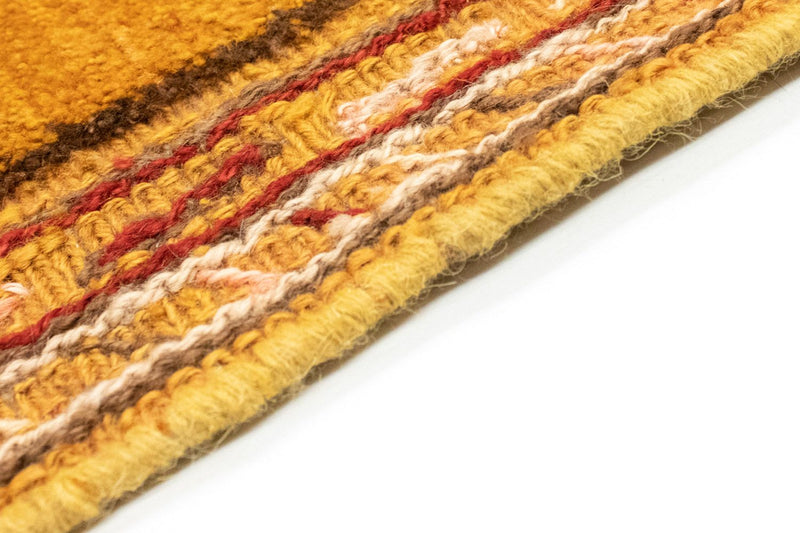 Gabbeh-matta - persisk - 173 x 116 cm - guld