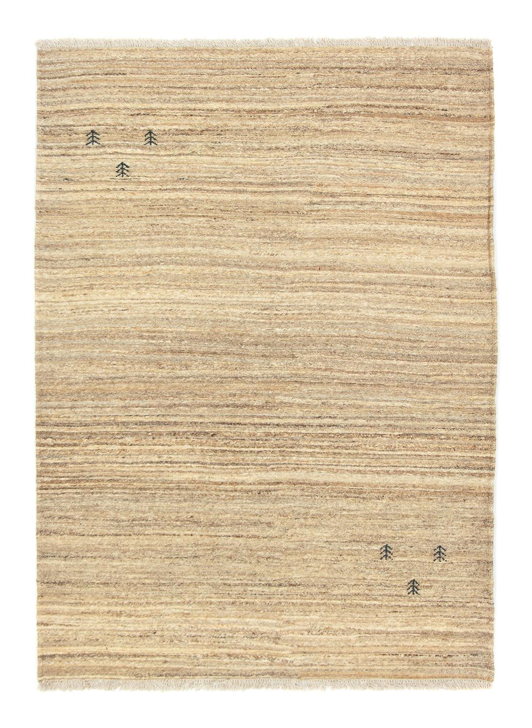 Gabbeh-matta - persisk - 178 x 124 cm - beige