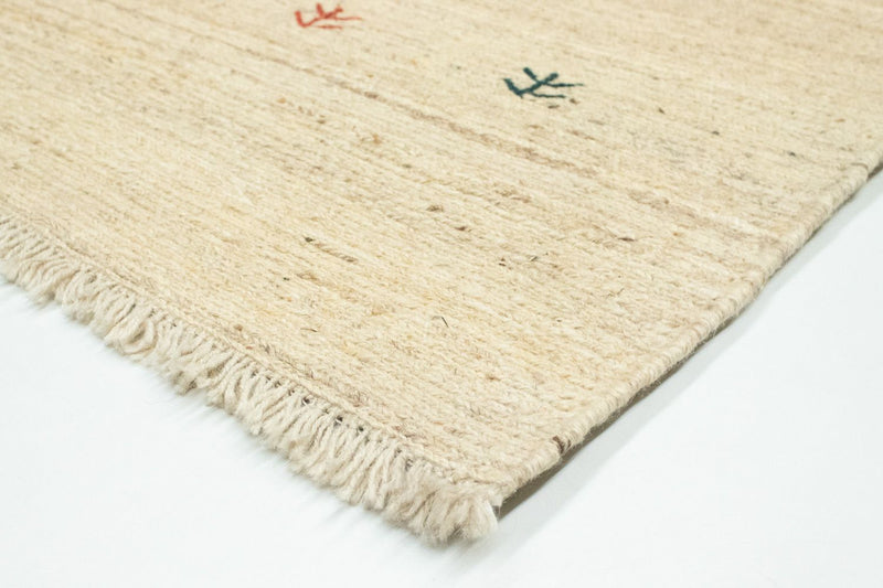 Gabbeh-matta - persisk - 138 x 75 cm - beige