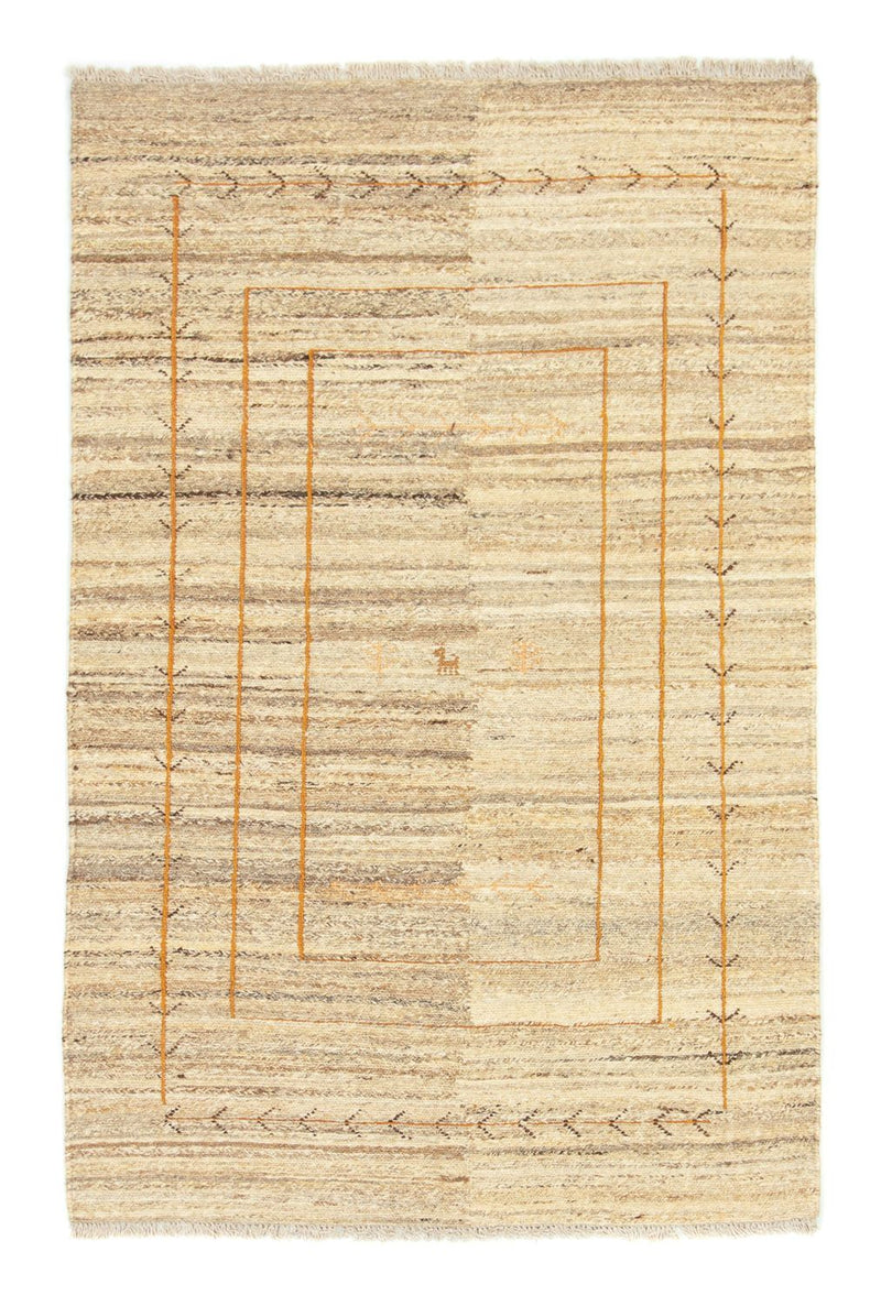 Gabbeh-matta - persisk - 180 x 114 cm - beige