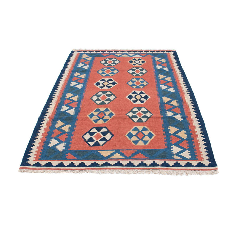 Kelim Carpet - orientalisk matta - 191 x 122 cm - mörkblå