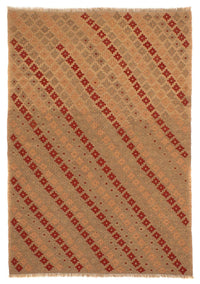 Kelim Carpet - orientalisk matta - 215 x 155 cm - ljusbrun