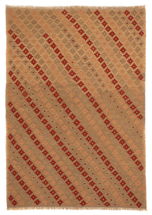 Kelim Carpet - orientalisk matta - 215 x 155 cm - ljusbrun
