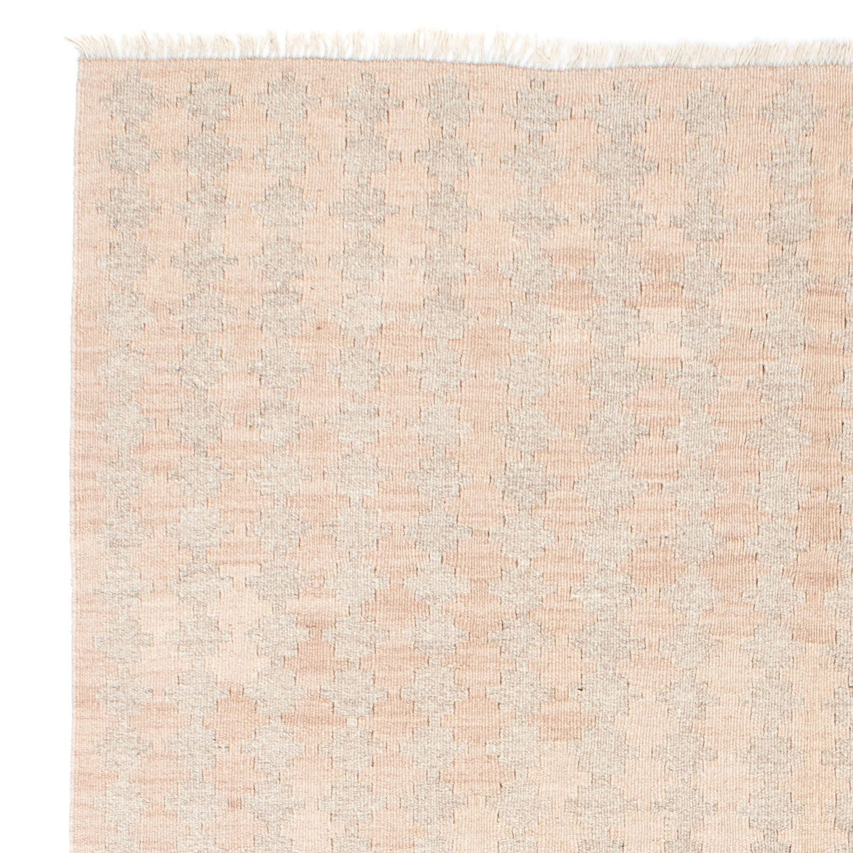 Kelim matta - trendig - 223 x 132 cm - beige