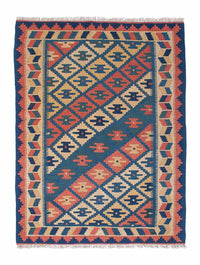 Kelim Carpet - orientalisk matta - 170 x 128 cm - flerfärgad