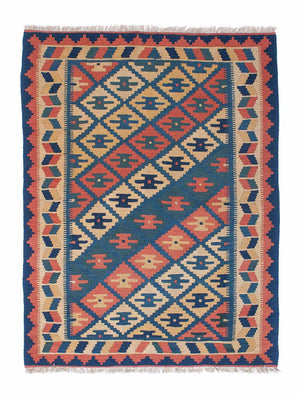 Kelim Carpet - orientalisk matta - 170 x 128 cm - flerfärgad