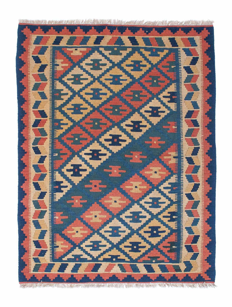 Kelim Carpet - orientalisk matta - 170 x 128 cm - flerfärgad